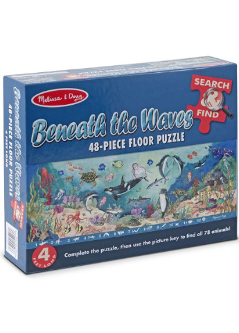 Пазл Мега "Морское дно", 48 элементов (MD4493) Melissa&Doug (249984368)