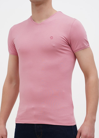 Светло-розовая футболка Benson & Cherry