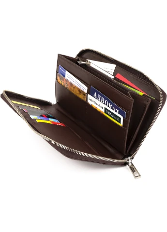 Чоловічий шкіряний гаманець 20,5х11 см Crocodile leather (252129645)