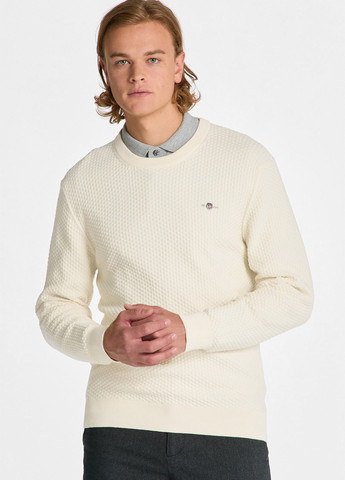 Перловий демісезонний светр джемпер Gant