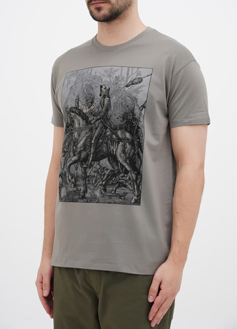 Сіро-зелена футболка Sol's