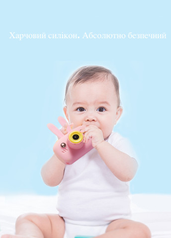 Цифровой детский фотоаппарат KVR-010 Rabbit голубой () XoKo kvr-010-bl (171738970)