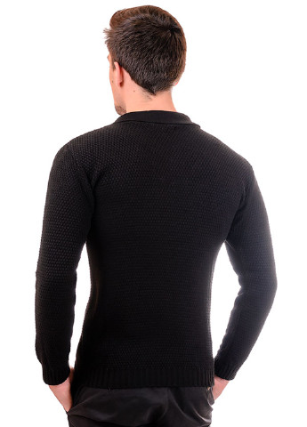 Черный демисезонный пуловер SVTR