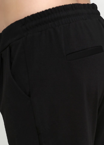 Черные спортивные демисезонные прямые брюки Sirup