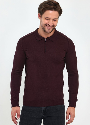 Бордовый демисезонный свитер джемпер Trend Collection
