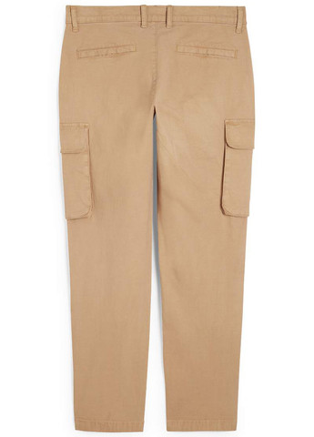 Бежевые кэжуал демисезонные карго брюки C&A