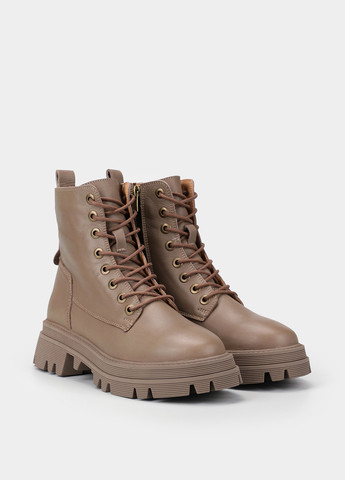 Осенние ботинки берцы Braska на тракторной подошве, со шнуровкой