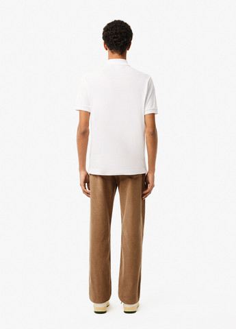 Коричневые кэжуал демисезонные прямые брюки Lacoste