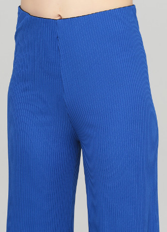 Синие кэжуал демисезонные клеш брюки Bebe Plus