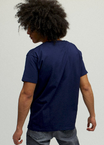 Темно-синя футболка чоловіча YAPPI