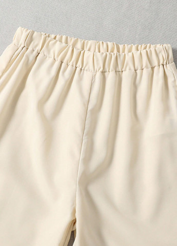 Світло-бежевий літній костюм (піджак, шорти) з шортами SHEIN