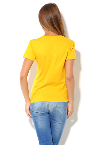 Желтая летняя футболка Sol's