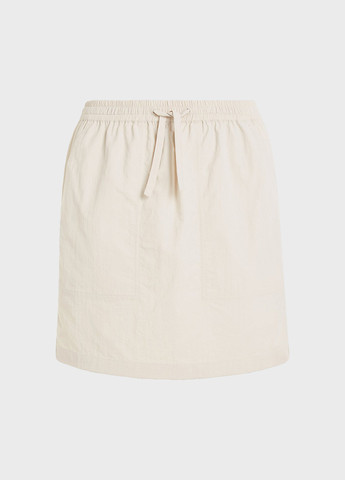 Бежевая кэжуал однотонная юбка Tommy Jeans