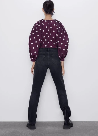 Фиолетовая блуза Zara