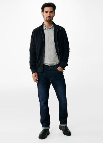 Черная демисезонная куртка замшевая Mexx