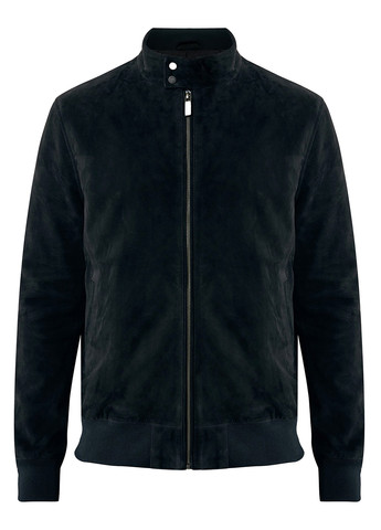 Черная демисезонная куртка замшевая Mexx