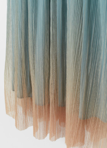 Бірюзова кежуал сукня H&M однотонна