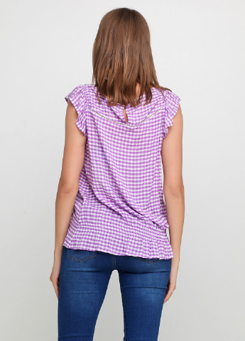 Фиолетовая летняя блуза Liu Jo
