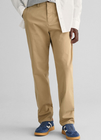 Песочные кэжуал демисезонные чиносы брюки Gant