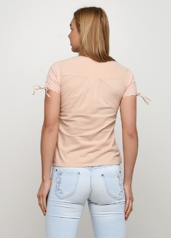 Светло-розовая летняя блуза Redoute