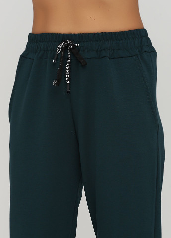 Темно-зеленые спортивные демисезонные джоггеры брюки Leka