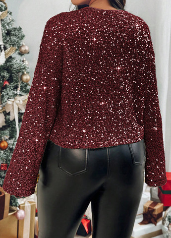 Бордова блуза SHEIN