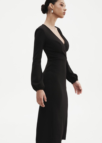 Чорна кежуал сукня Gepur однотонна