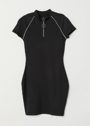 Черное спортивное платье H&M
