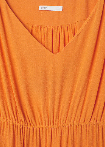 Помаранчева кежуал плаття для вагітних H&M однотонна