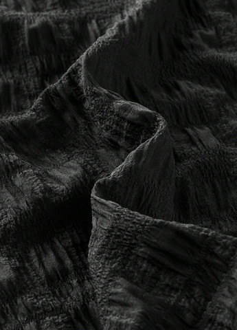 Чорний літній костюм (сорочка, шорти) з шортами SHEIN