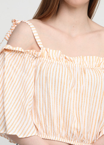 Персиковая летняя блуза Clockhouse