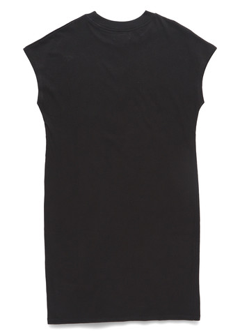 Чорна кежуал сукня сукня-футболка Kiomi однотонна