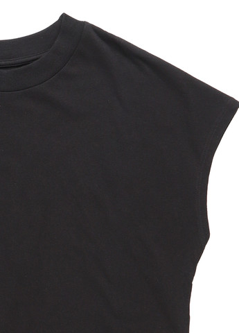 Чорна кежуал сукня сукня-футболка Kiomi однотонна