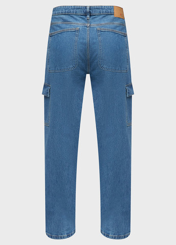 Синие демисезонные карго джинсы Denim Project