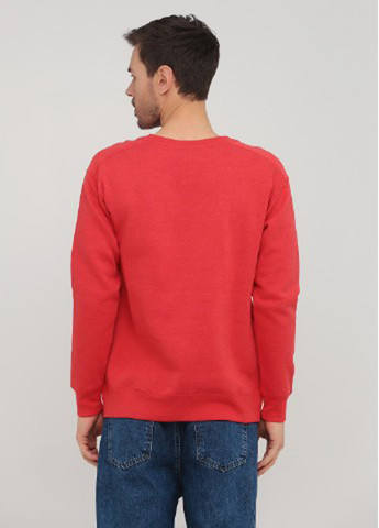 Червоний світшот OHIO напис без декору (361960128)