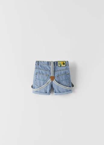 Шорты на подтяжках Zara (252435523)