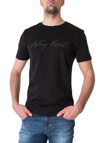 Чорна футболка Antony Morato