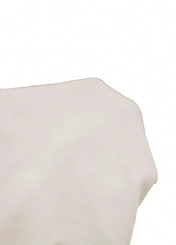 Кремова вечірня сукня SHEIN однотонна