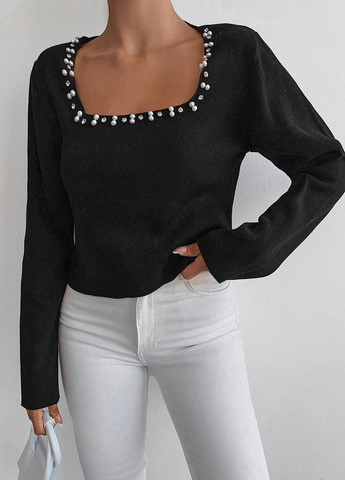 Чорний демісезонний джемпер джемпер SHEIN