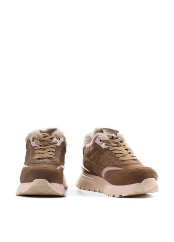 Кроссовки Le'BERDES коричневые зима (265013998)