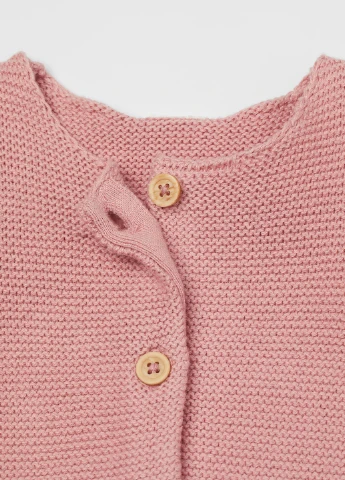 Кардиган демісезон,блідо-рожевий, H&M (254866825)