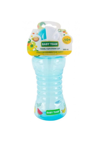 Поильник-непроливайка с трубочкой, 300 мл Baby Team (252247713)