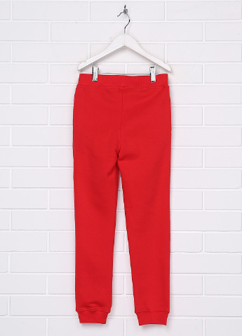 Красные спортивные демисезонные зауженные брюки Jack & Jones