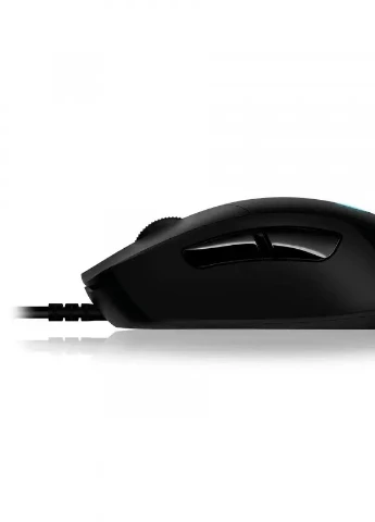Проводная оптическая эргономичная мышь G407 черная (ЦУ-00030726) Logitech (254761186)
