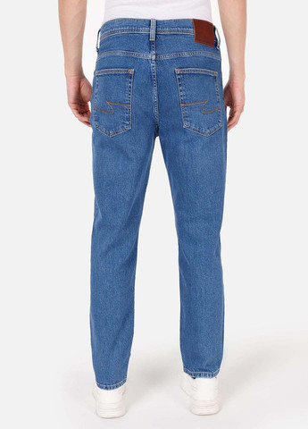 Синие демисезонные прямые джинсы Colin's