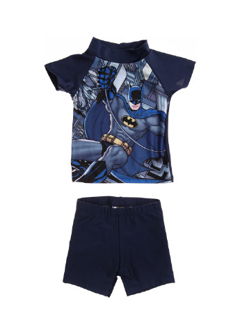 Гидрокостюм (футболка, шорты) Batman рисунок тёмно-синий