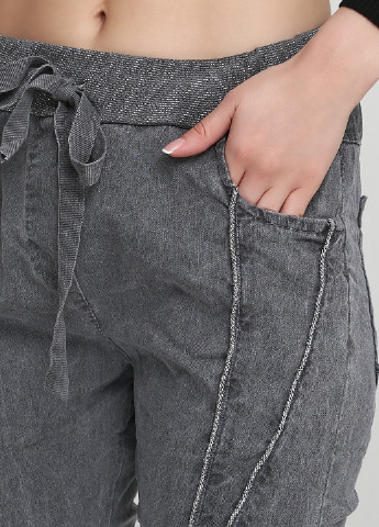 Серые кэжуал демисезонные зауженные брюки New Collection