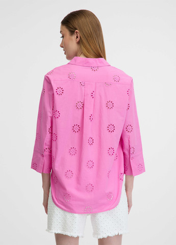 Розовая кэжуал рубашка однотонная Orsay