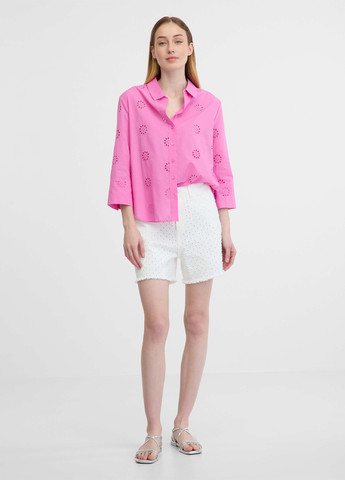 Розовая кэжуал рубашка однотонная Orsay