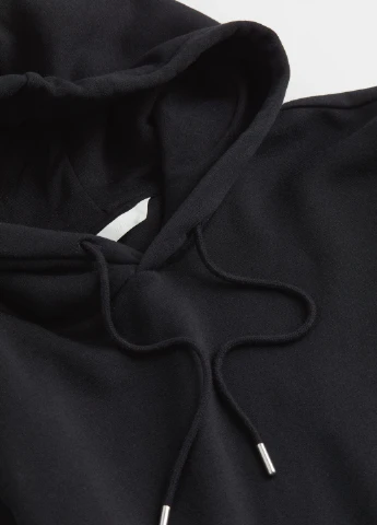 Худі фліс,чорний, H&M Basic (254769968)